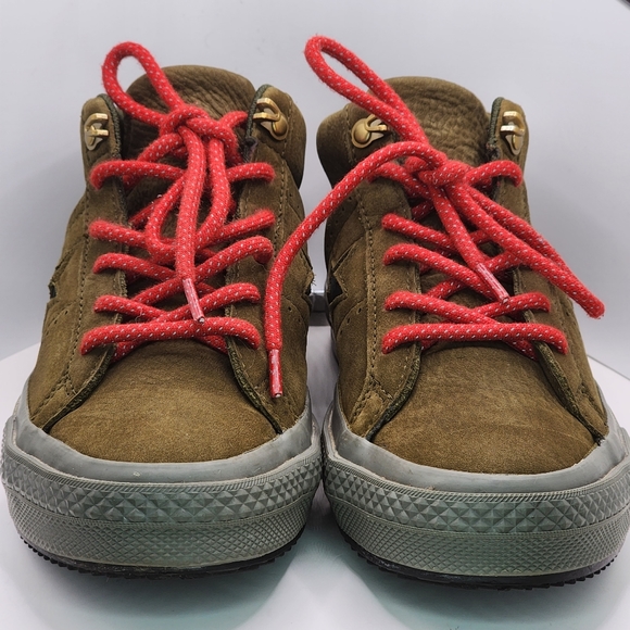 Converse One Star Leather Hightops - Picture 6 of 9